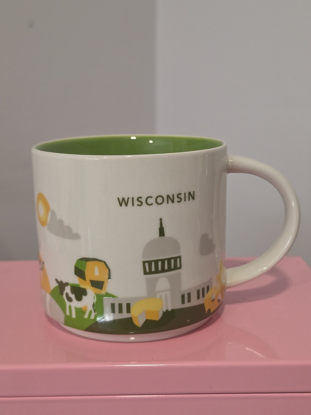 Starbucks You Are Here Collection Wisconsin Collectible 2015 Mug